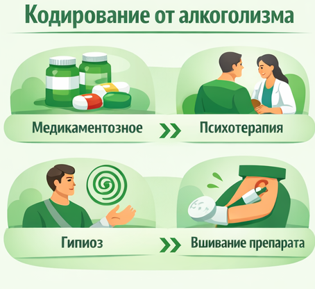 кодирование от алкоголизма в Киришах Санати